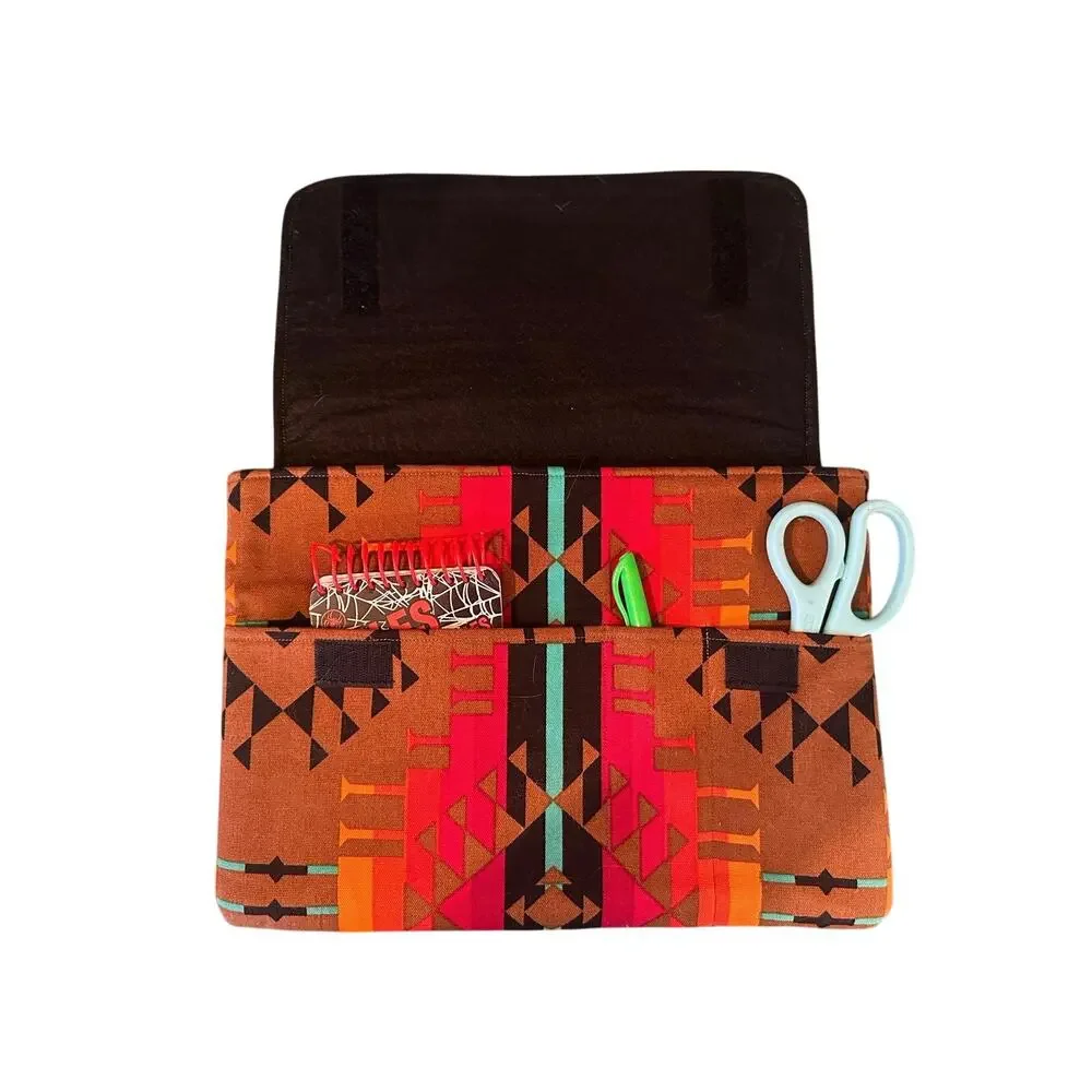 Southwest Print Laptop Sleeve 10x14” – Padded iPad Case with Organizer Pockets